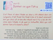 Calendrier de l'avent dessiné abbaye de Rieunette